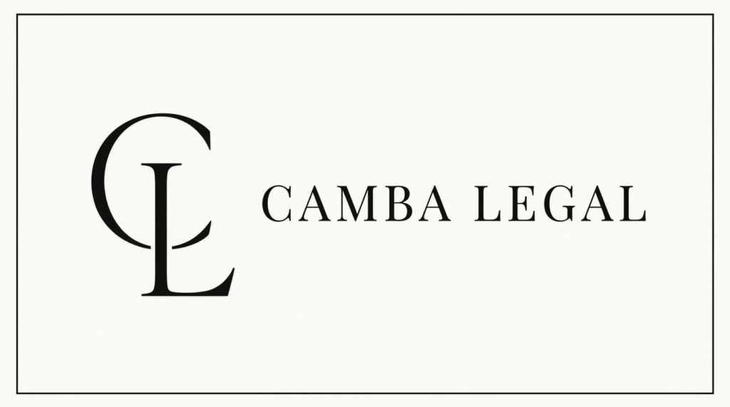 logotipo Camba legal